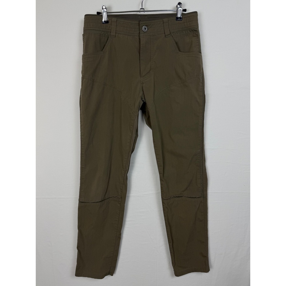Kuhl Free Radikl Men Pants 31x32 Brown Free Ryde Articulated Knee Hiking Outdoor